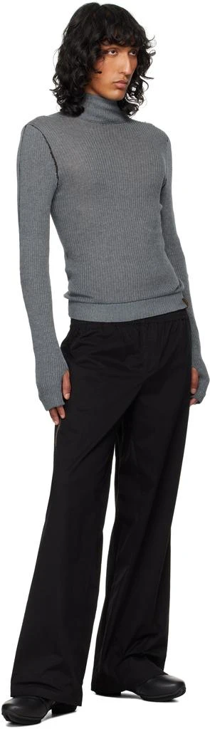 Robyn Lynch Black Relaxed Fit Twill Trousers 4