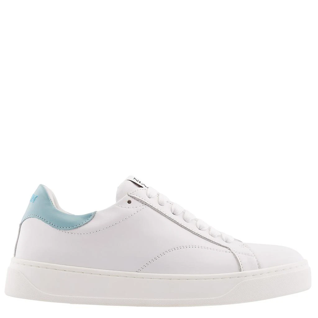 Lanvin Lanvin DDB0 Leather Low-Top Sneakers, Brand Size 35 ( US Size 4 ) 1