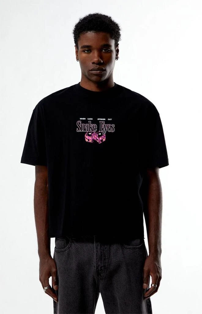 PacSun Snake Eyes Cropped Boxy T-Shirt 1