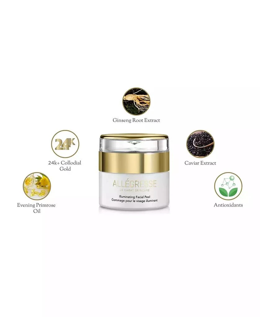 Allegresse 24 Karat Skin Care Allegresse 24K Skincare Illuminating Facial Peel 1.7 oz 3