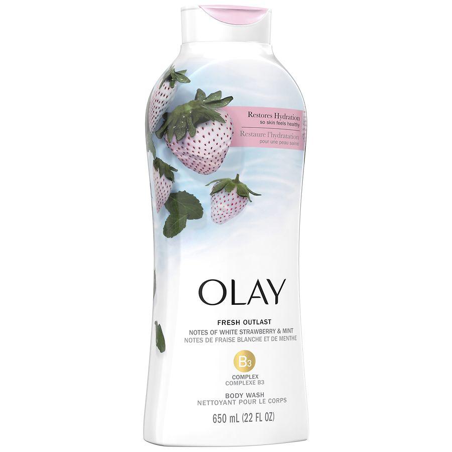 Olay Body Wash White Strawberry & Mint