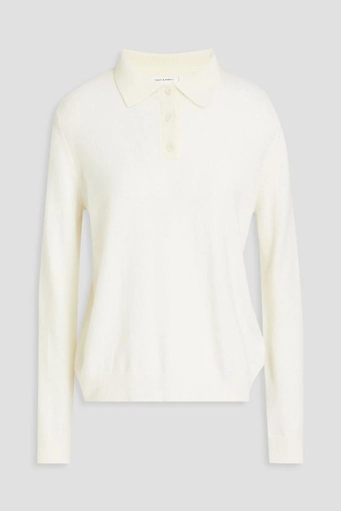 Chinti & Parker Wool and cashmere-blend polo sweater 1
