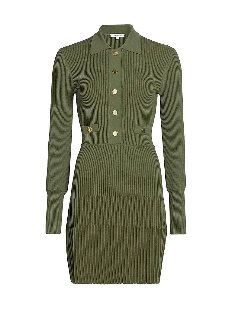 VERONICA BEARD Lauper Rib-Knit Sweaterdress 1