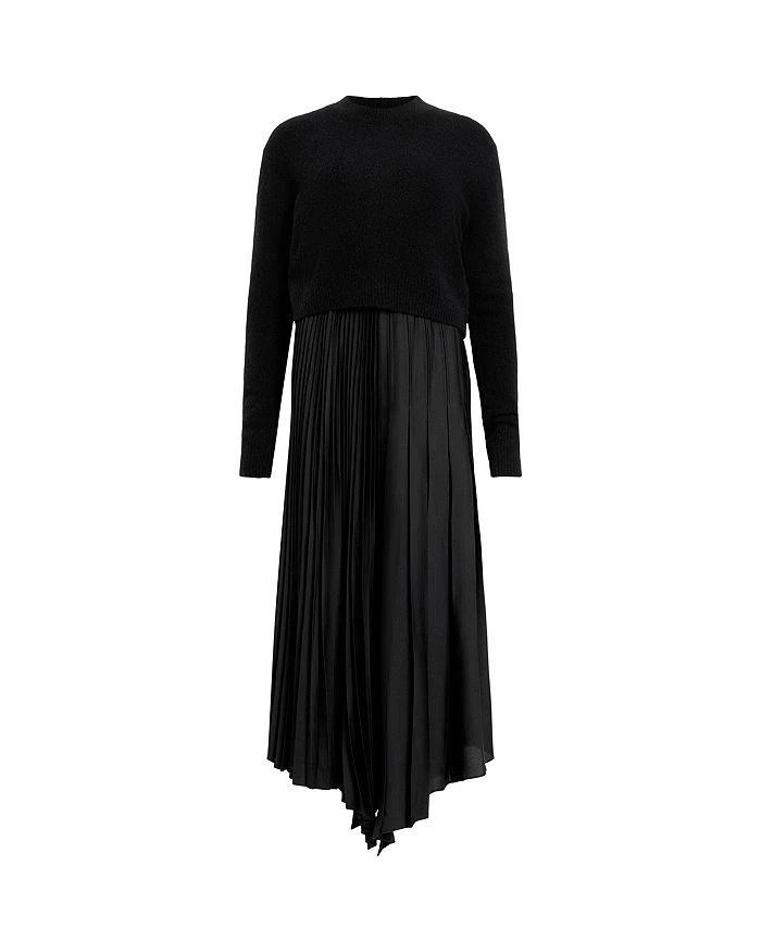 ALL SAINTS Jax 2-In-1 Pleated Maxi Dress 7