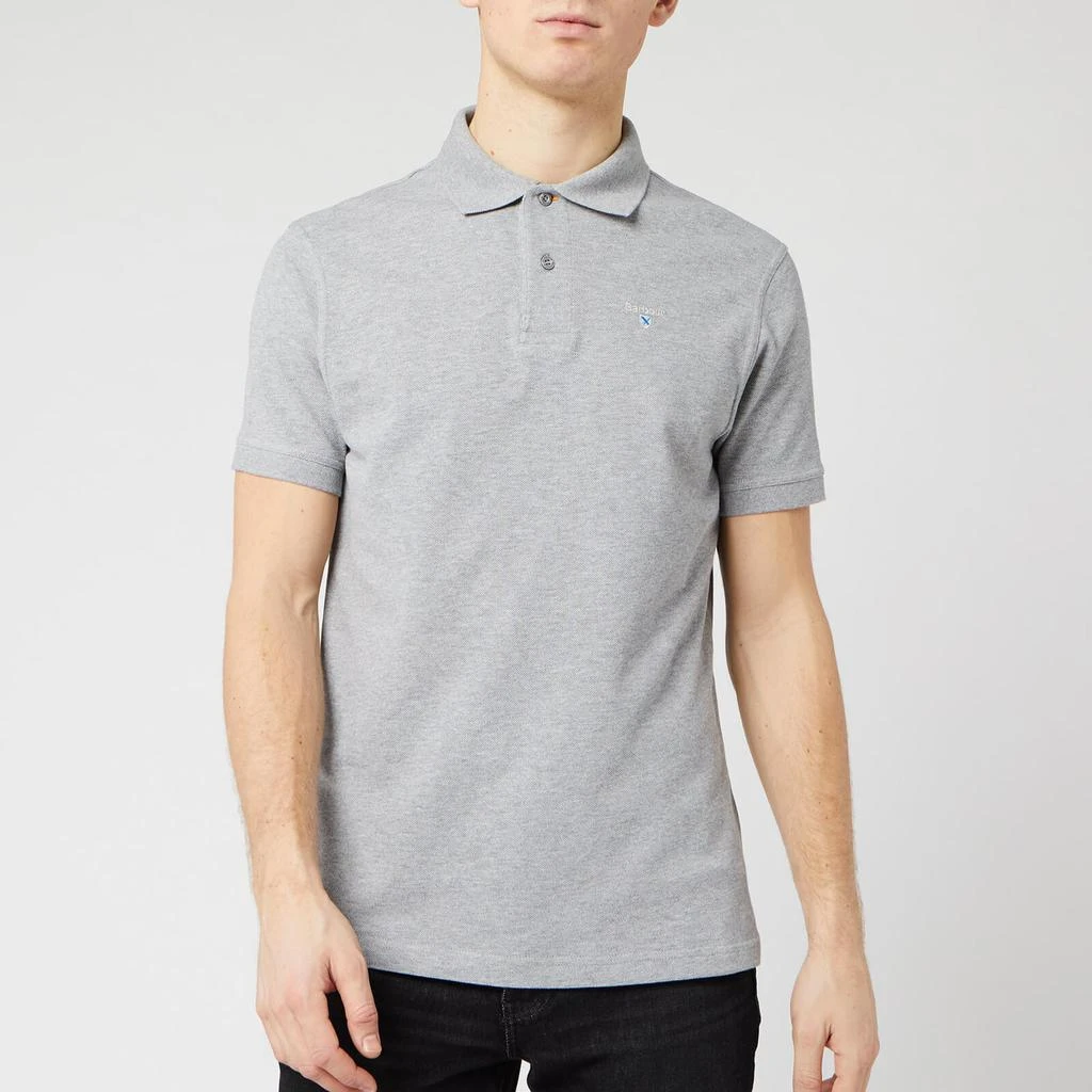 Barbour Barbour Heritage Men's Sports Polo - Grey Marl 1