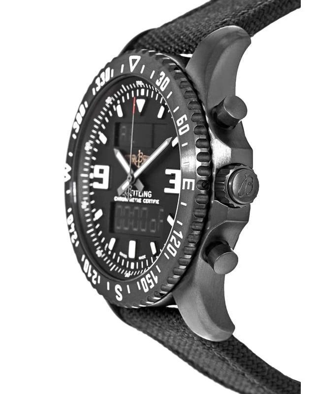 BREITLING Breitling Professional Chronospace Military Digital & Analog Dial Fabric Dial Men's Watch M78367101B1W1-PO 2
