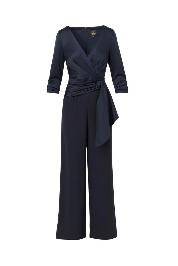 Adrianna Papell Satin crepe jumpsuit 1