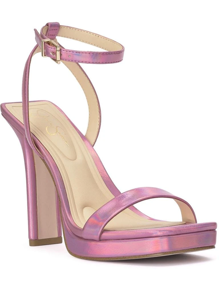 Jessica Simpson Adonia Womens Iridescent Heels 6