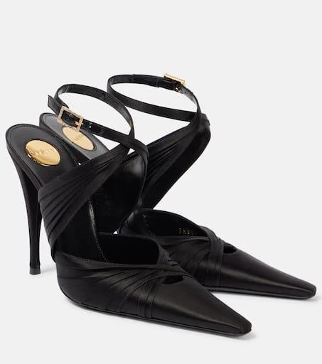 Yves Saint Laurent Véronique 110 satin pumps 1