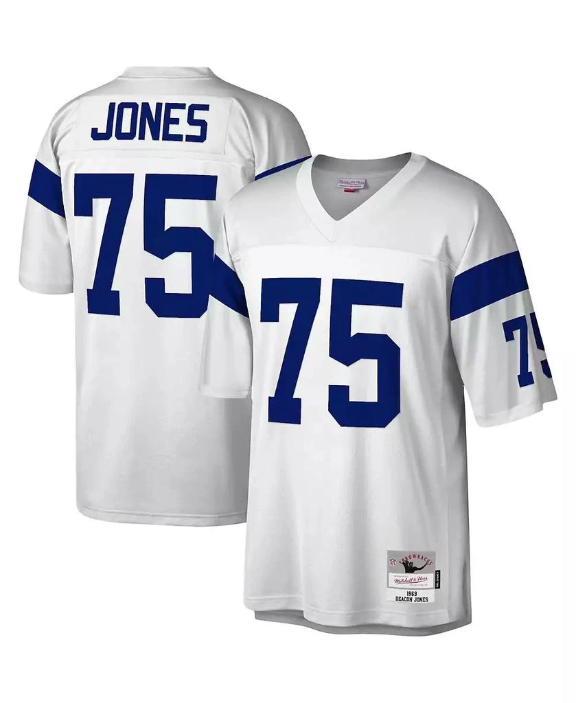 Mitchell and Ness Men's Deacon Jones White Los Angeles Rams Legacy Replica Jersey 1