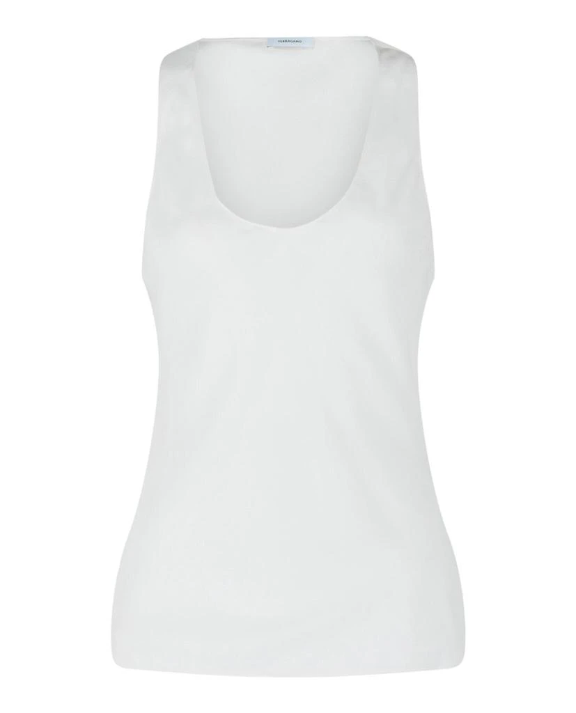 Salvatore Ferragamo Silk Tank Top