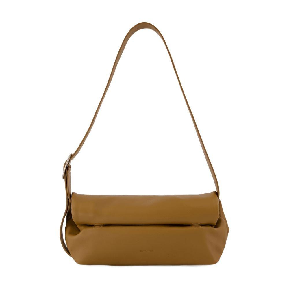 Shop Jil Sander Small Rollup Shoulder Bag on Sale at