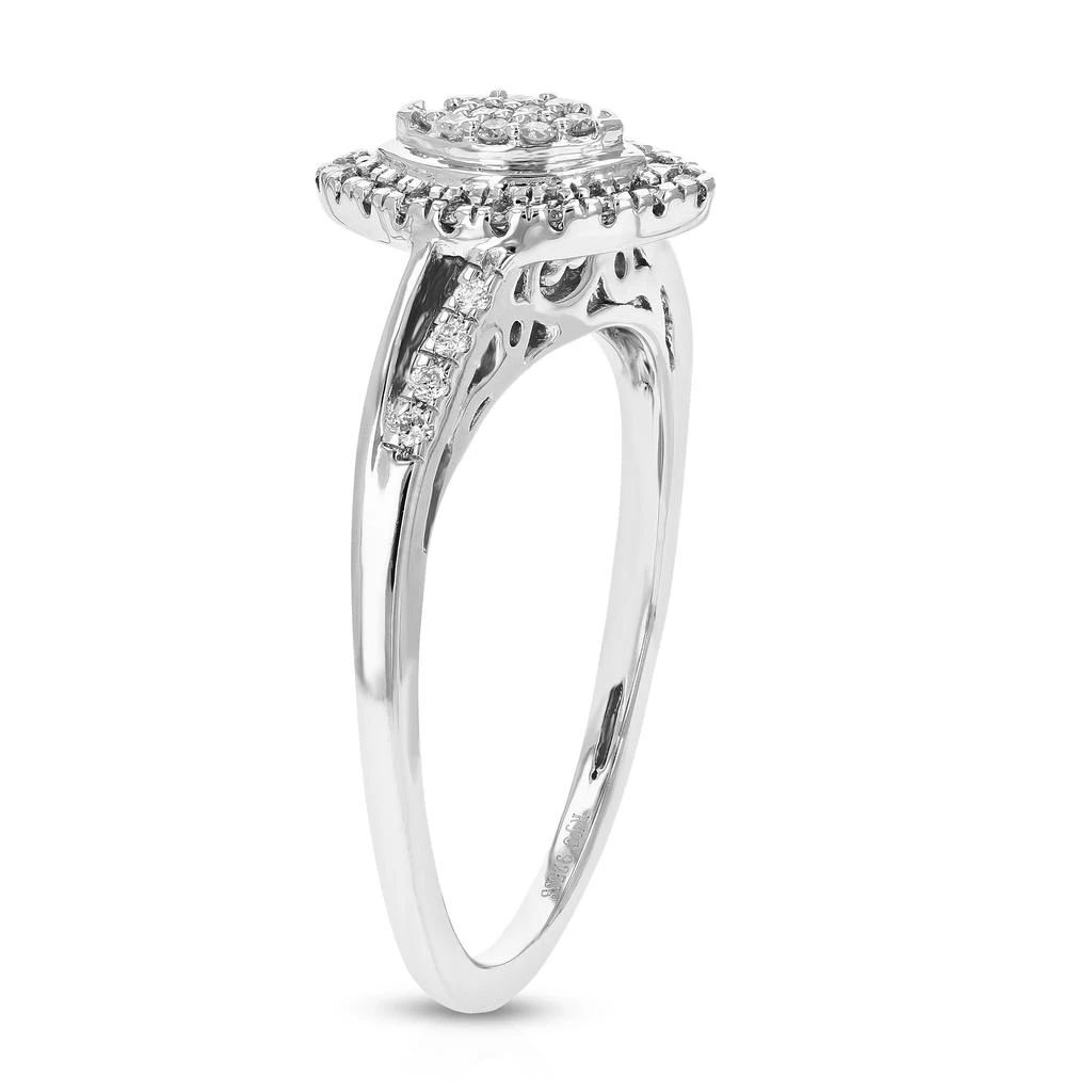 Vir Jewels 1/5 cttw Round Lab Grown Diamond Engagement Ring .925 Sterling Silver Prong Set 3