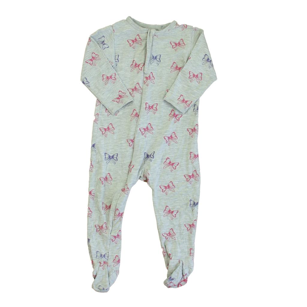 Egg Girls Gray Bows Long Sleeve Outfit