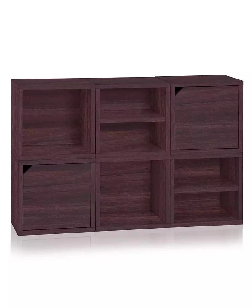 Way Basics Eco Stackable Connect Storage Cube with Door 8