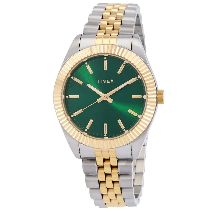 Timex Legacy Quartz Green Dial Ladies Watch TW2W87400 1