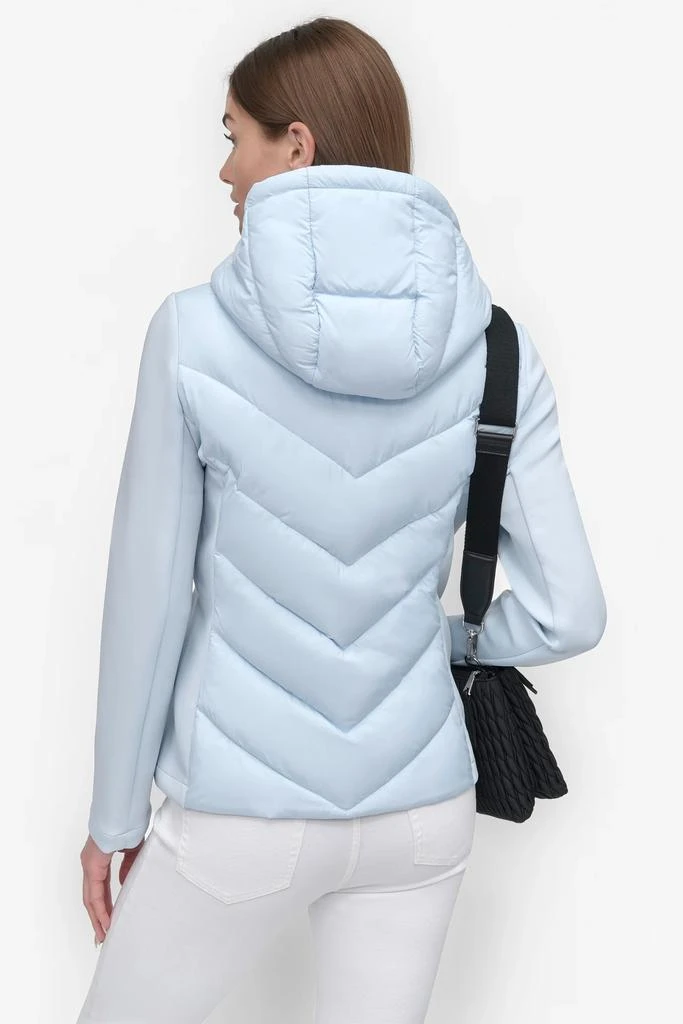 DKNY MIXED MEDIA LIGHT WEIGHT PUFFER 2