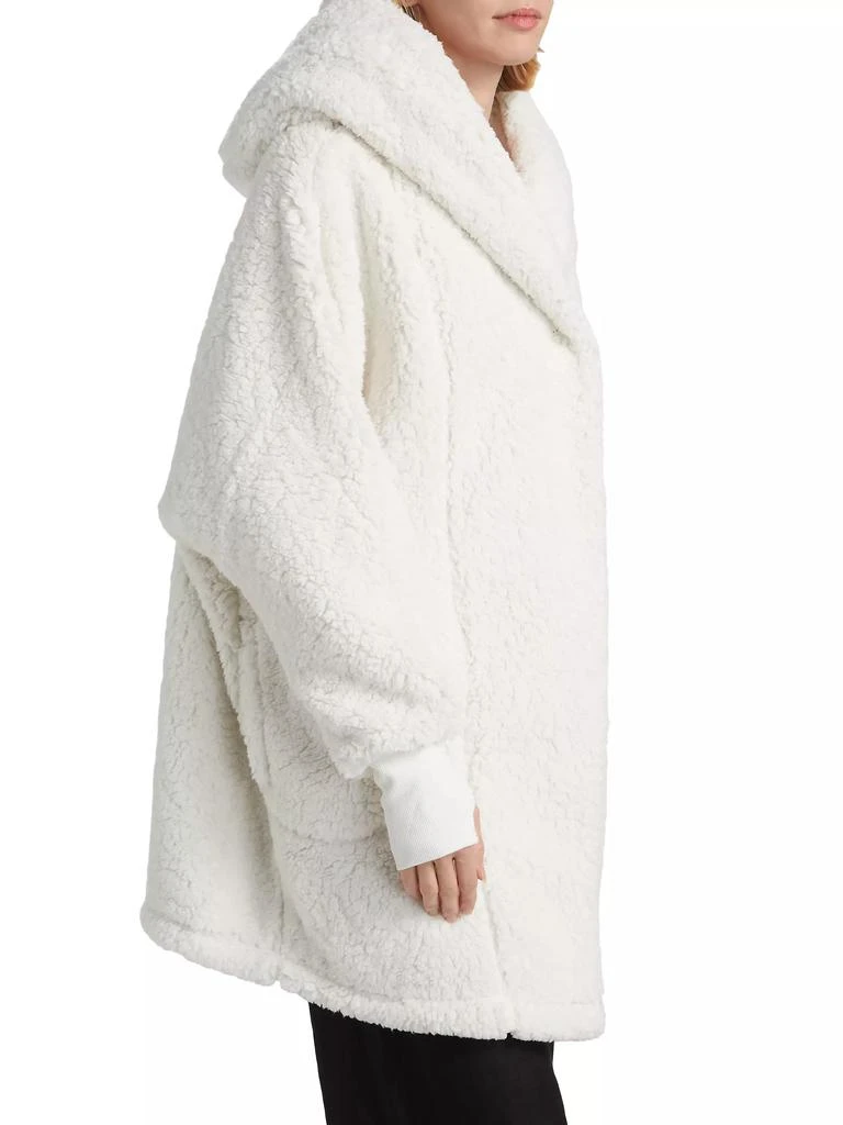 By Jill Martin The Best Lounger In The World Embellished Martini Glass Sherpa Hooded Jacket 4
