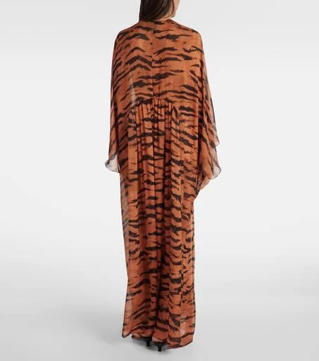 Adriana Degreas x Sabine Getty printed silk kaftan 3