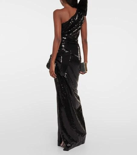 Sequined one-shoulder gown  On Sale Now with Up to 40% Off | Discover  Exclusive Deals & Savings at BeyondStyle  Authentic Nina Ricci nina ricci|o|m|maxi  dresses|dresses|women|designers|w|n|clothing|e with Limited-Time Discounts,  Free Shipping,