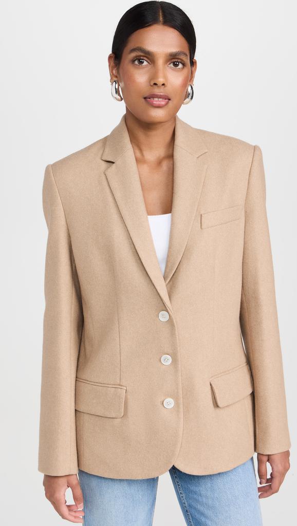 Marissa Webb Madison Boyfriend Tweed Blazer