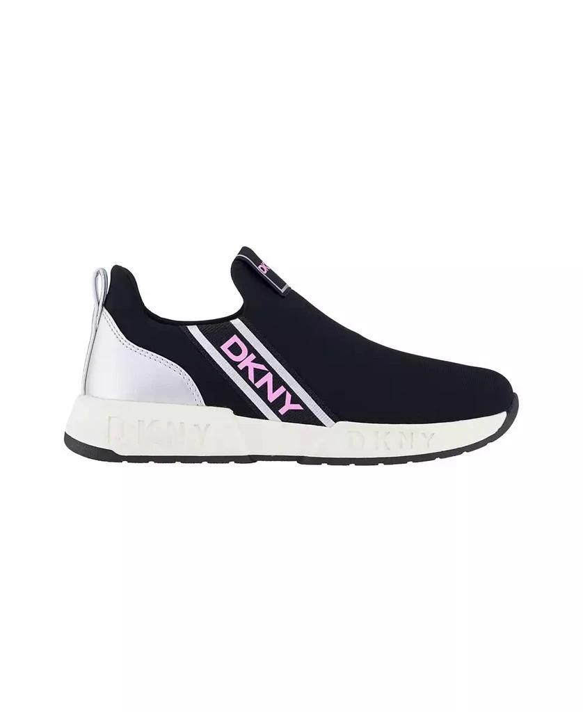 DKNY Toddler Girls Maddie Stripe Slip-On Padded Sneakers 2