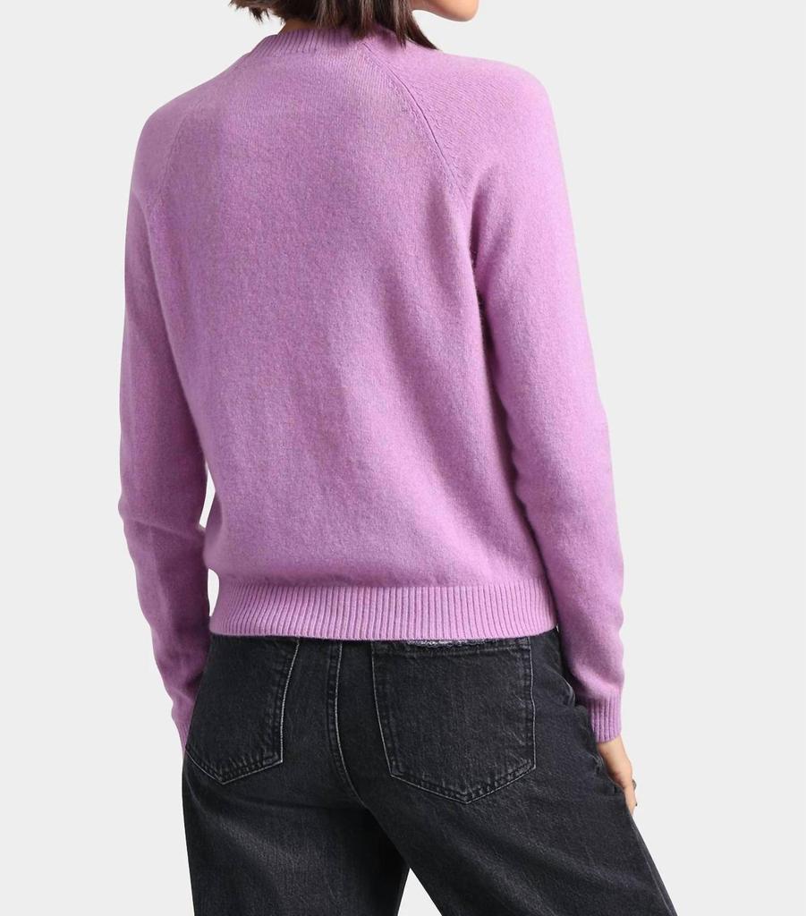 Minnie Rose Minnie Rose - Cashmere Long Sleeve Shrunken Top