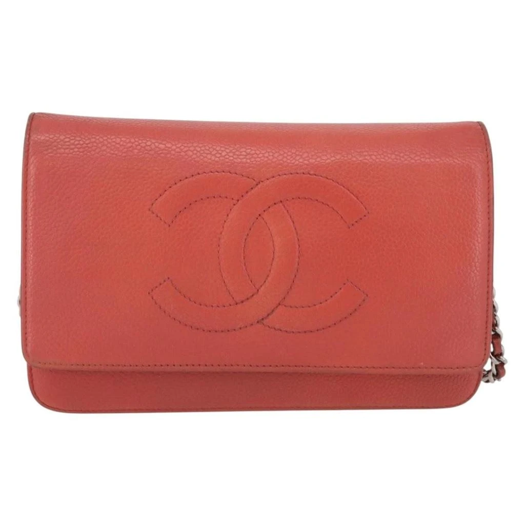 Chanel Timeless Wallet On Chain Caviar Leather Clutche 
Pouche Bag (Pre-Owned)