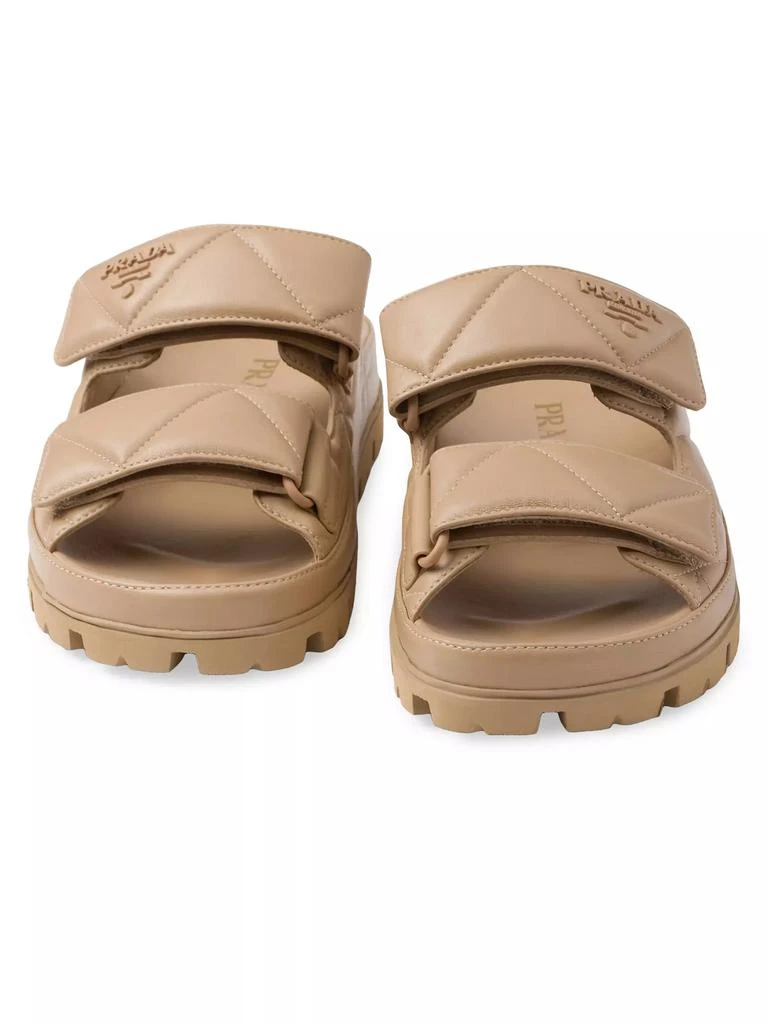 Prada Padded Nappa Leather Sandals 4