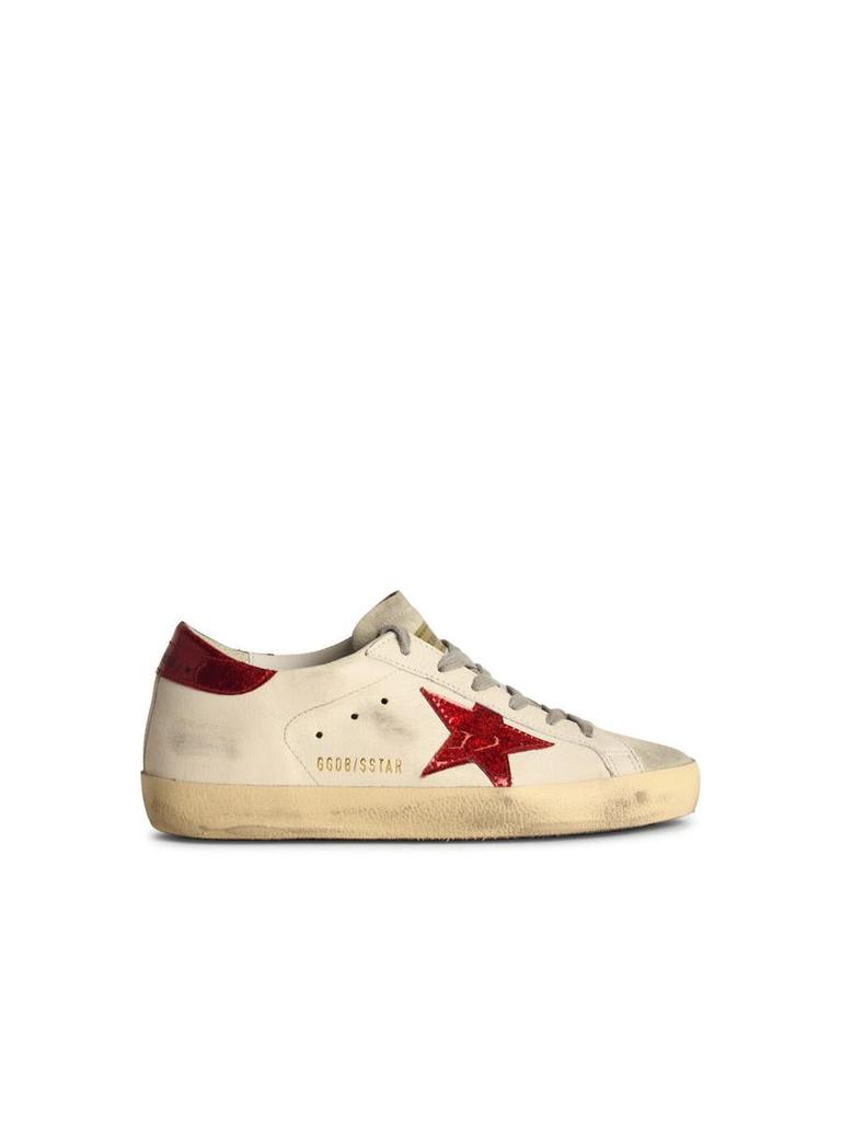 Golden Goose Golden Goose White Leather Sneakers