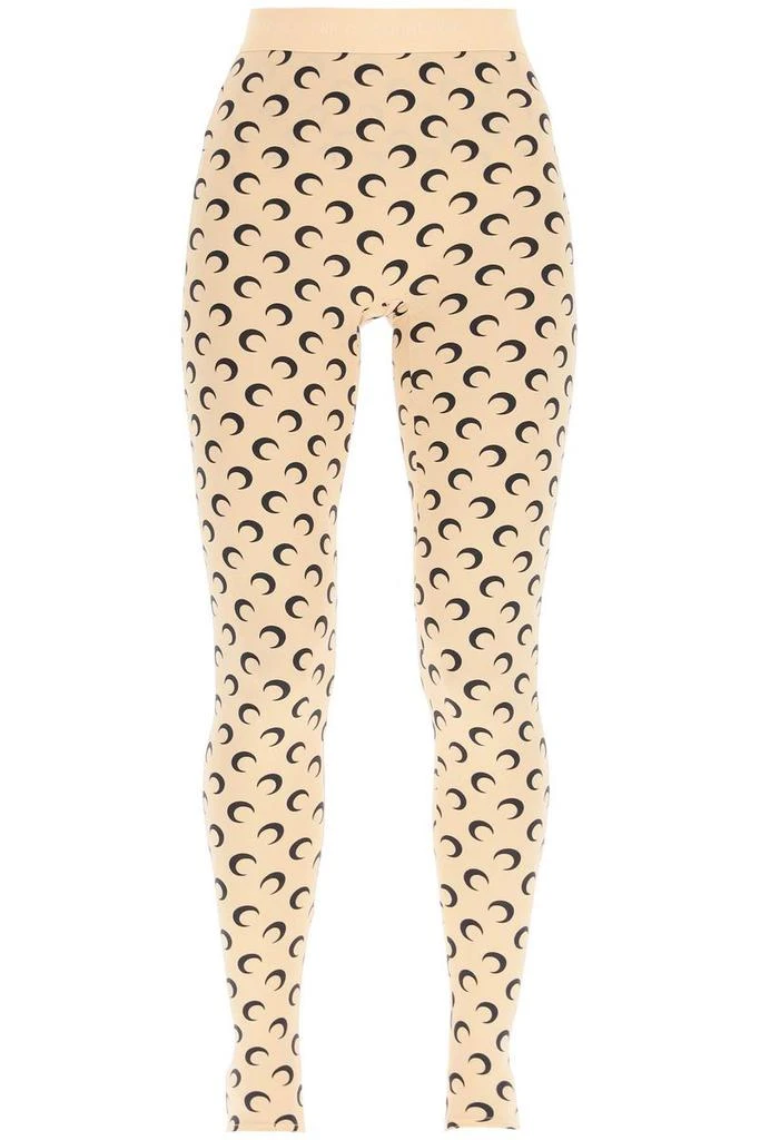 MARINE SERRE Marine Serre All Over Moon Leggings 1