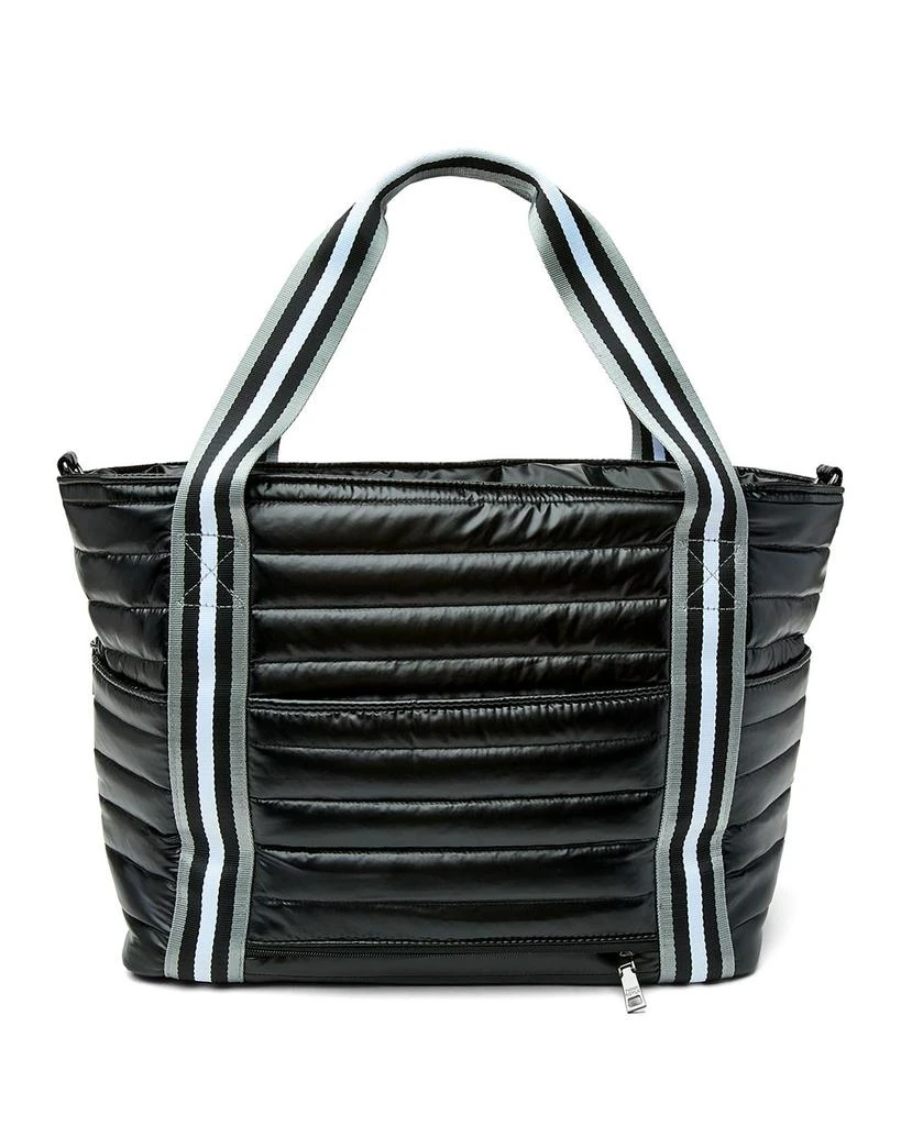 Think Royln Love Royln Large Quilted Nylon Tennis Bag 10