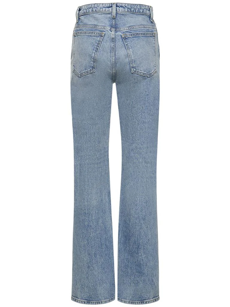 Khaite Danielle High Rise Straight Jeans 4