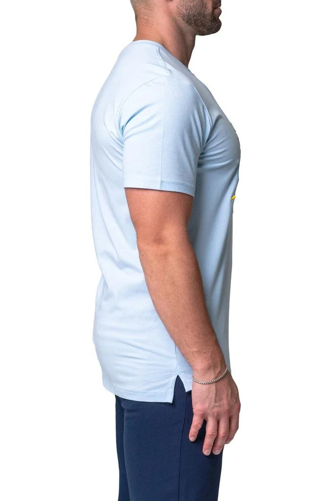 Maceoo Lion Face Embroidered T-Shirt 3