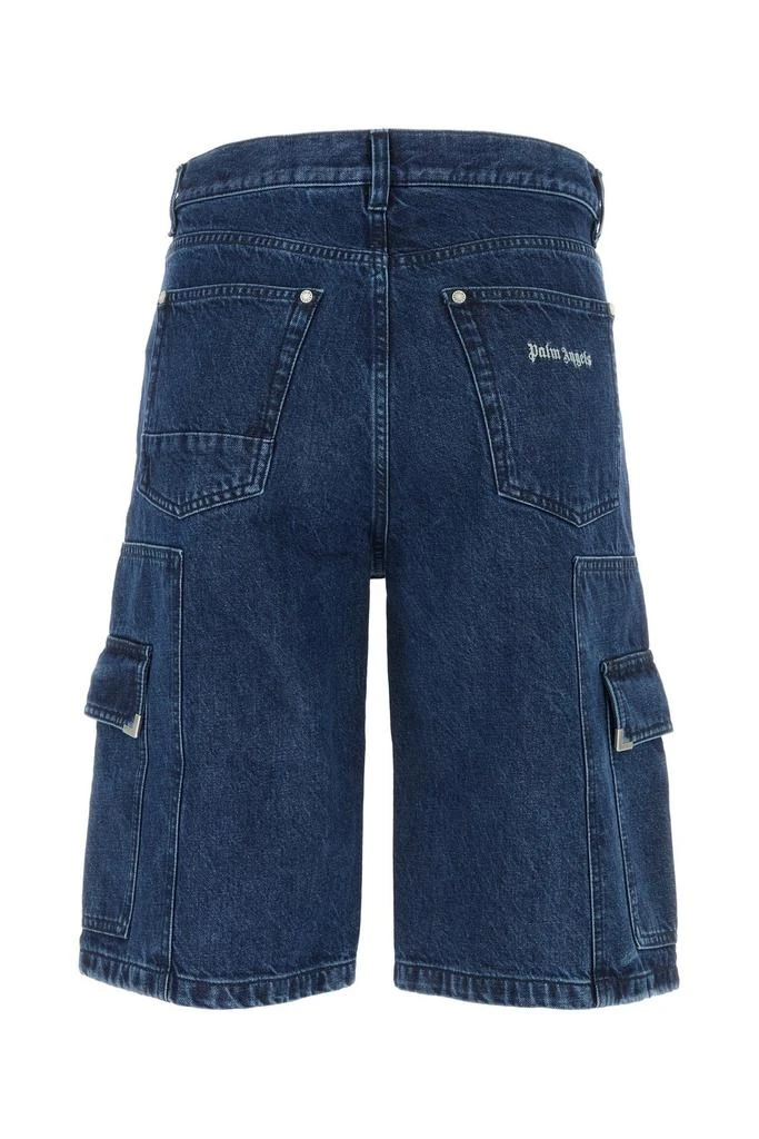Palm Angels Palm Angels Panelled Denim Shorts 2