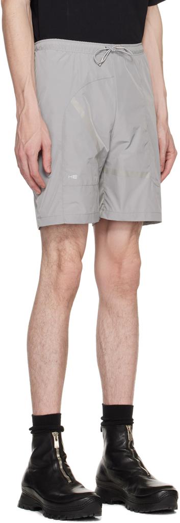 HELIOT EMIL Gray Track Shorts