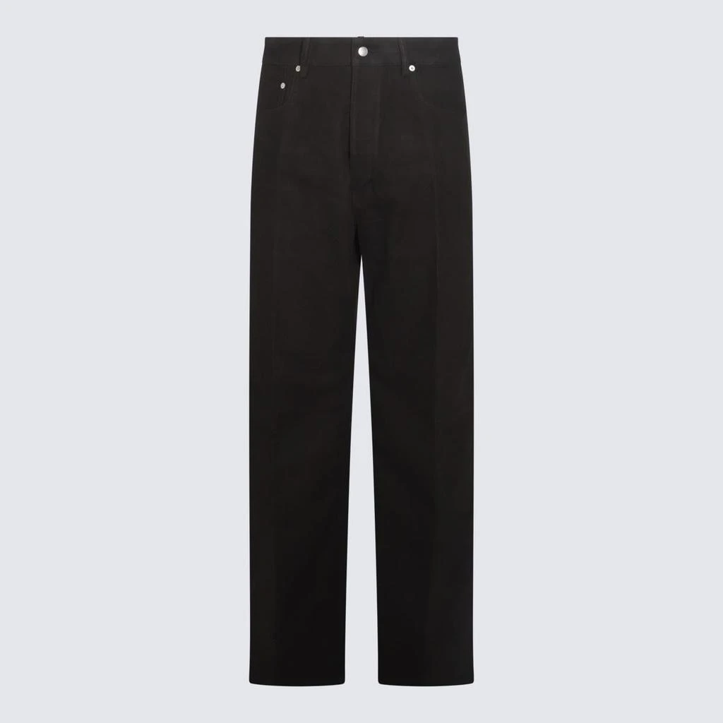 Rick Owens Rick Owens Black Cotton Denim Jeans 1