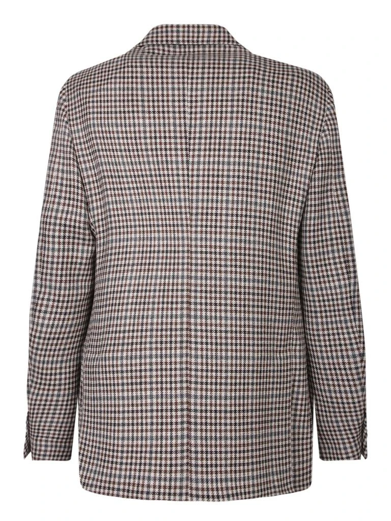 LARDINI Lardini Single-Breasted Checked Tailored Blazer 2