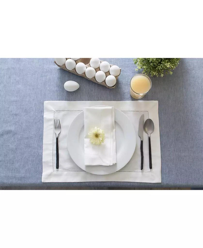 Design Imports Solid Chambray Tablecloth 60" x 120" 4