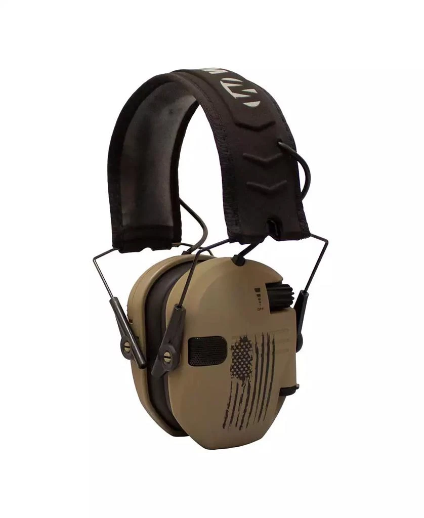 Walkers Walker s Razor Shooting Muffs (Distressed Flag) with Shooting Glasses Kit 2