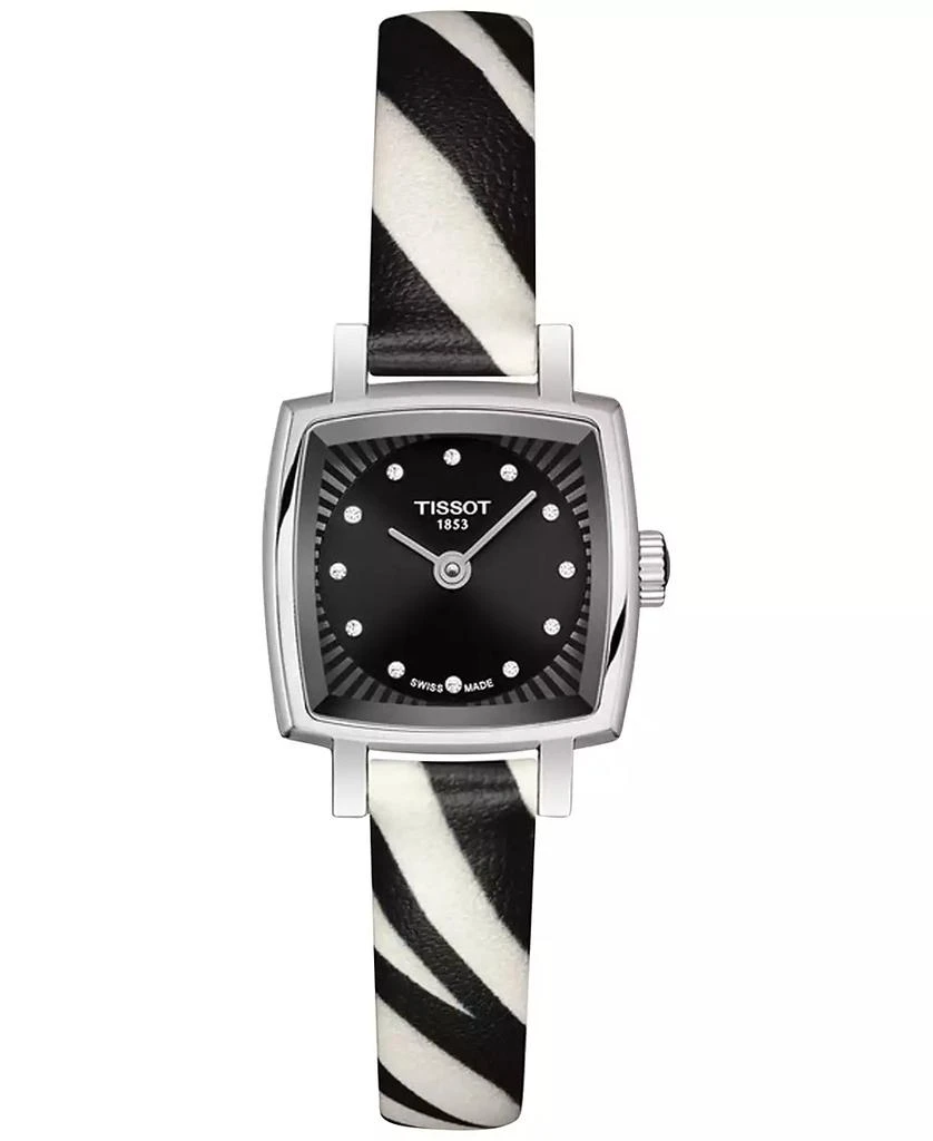 Tissot Women's Lovely Diamond 1/20 ct t.w. Printed Strap Watch 20mm 1