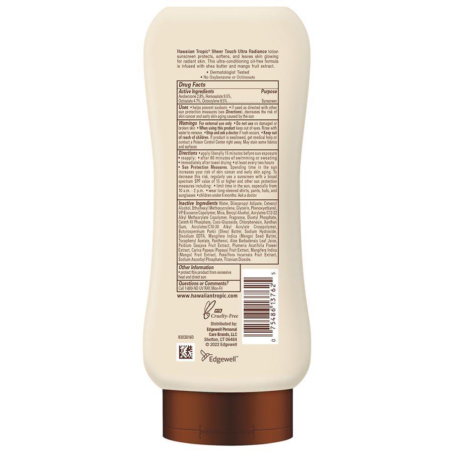 Hawaiian Tropic Sheer Touch Ultra Radiance Lotion Sunscreen, SPF 70