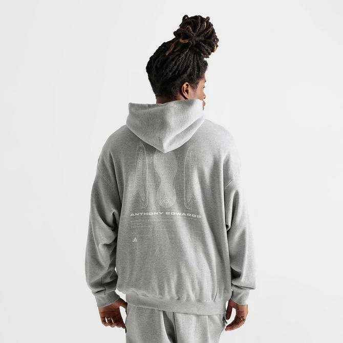 Adidas Men's adidas Anthony Edwards Graphic Fleece Pullover Hoodie 4