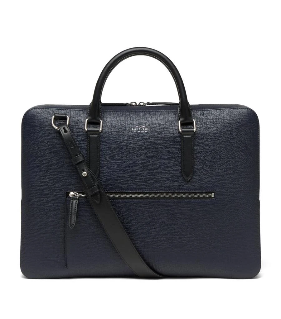 SMYTHSON Leather Slim Briefcase 2