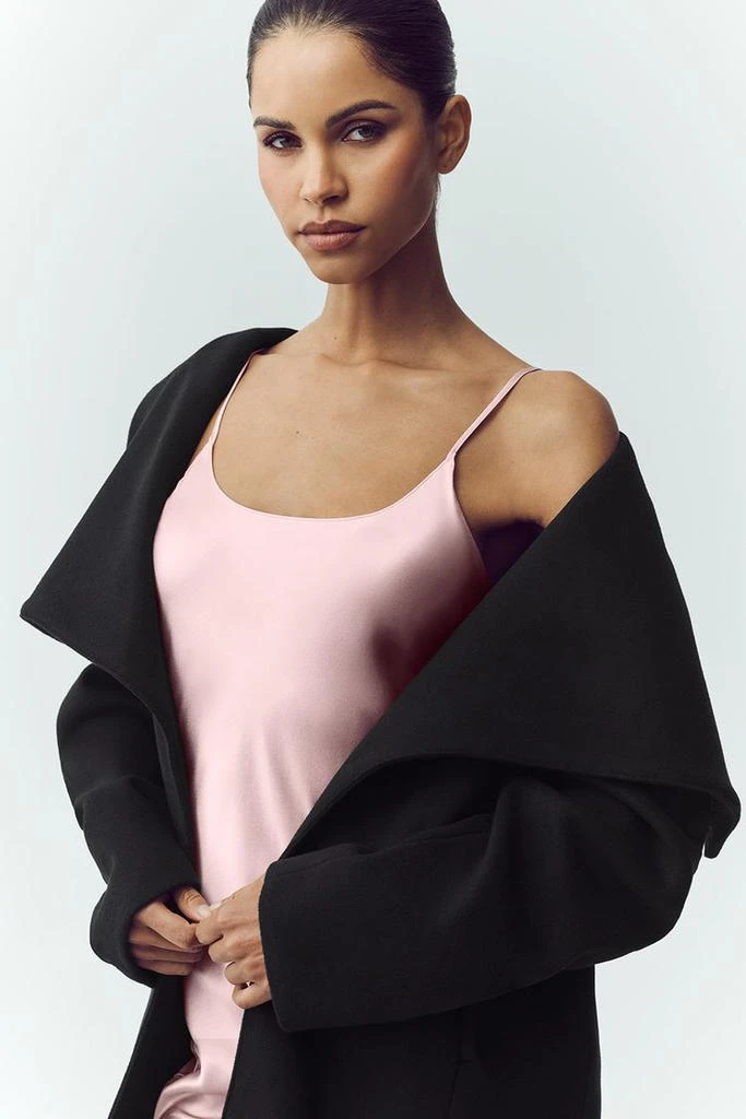 Alo Wool Blend Nightfall Long Coat - Alpine Cocoa Heather 3