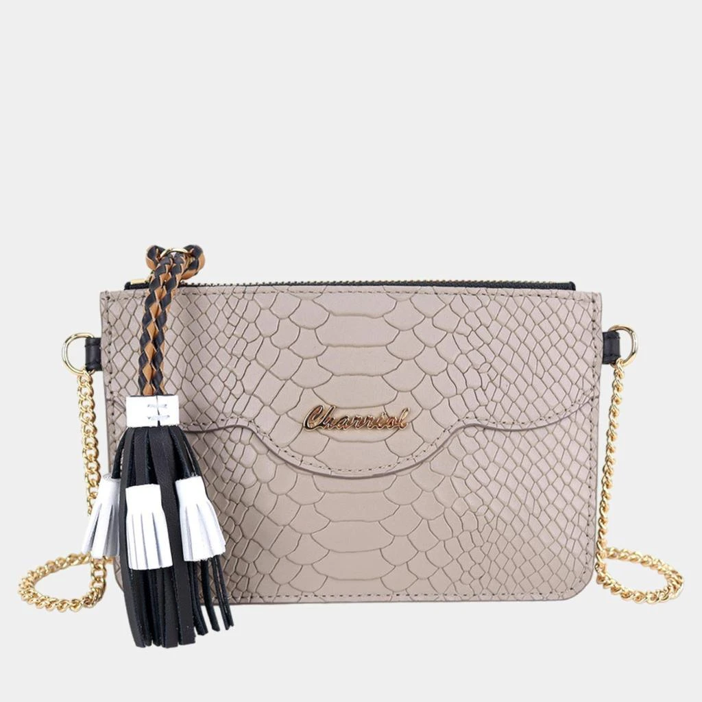 Charriol Charriol Stone Leather Palais Royal Clutch Bag 1