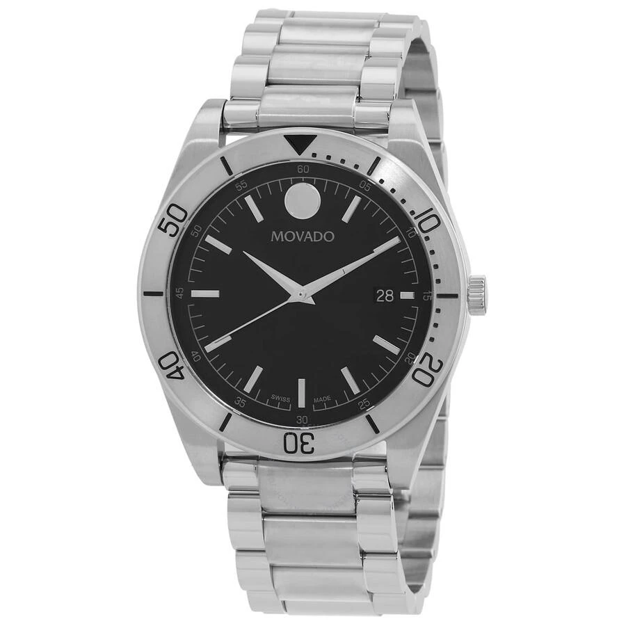 Movado Sport Quartz Black Dial Men's Watch 607990 1