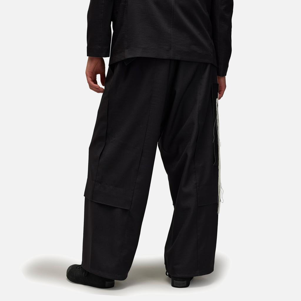 Y-3 Sport Uniform Twill Wide-Leg Trousers