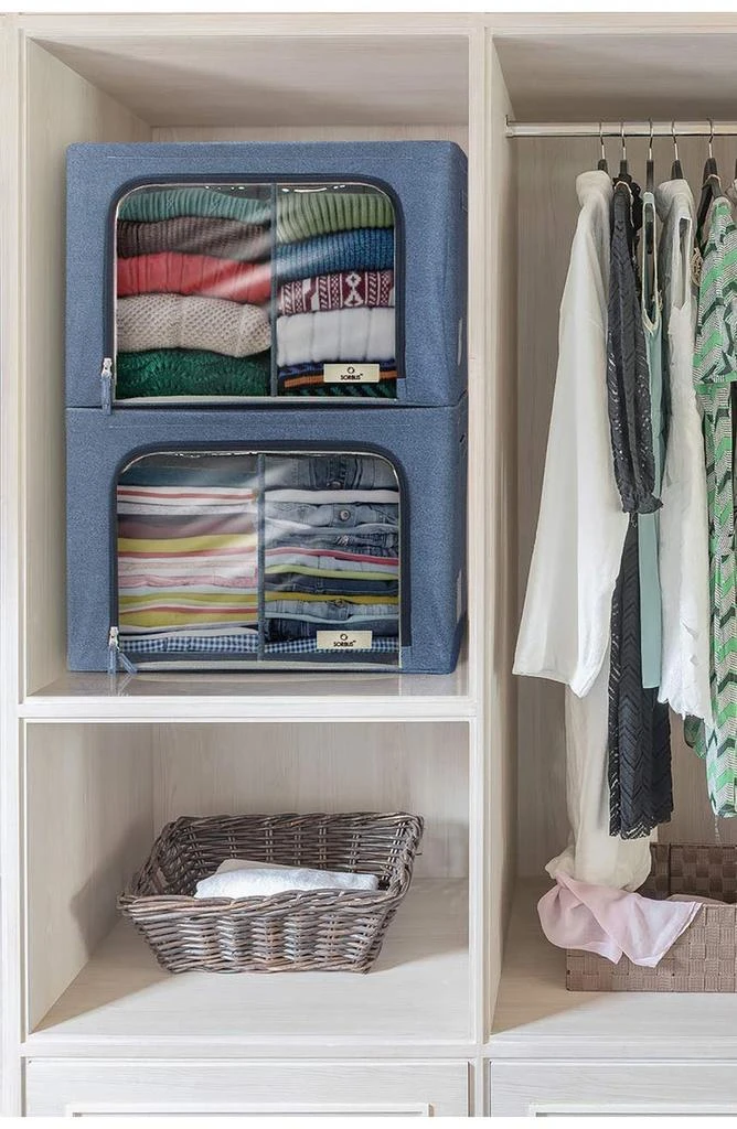 SORBUS Blue Foldable Storage Bag 3