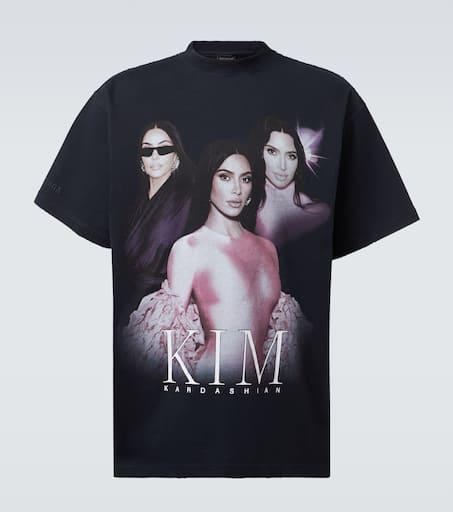 Balenciaga Paris Liberty Cotton T-shirt - T-Shirts - BeyondStyle